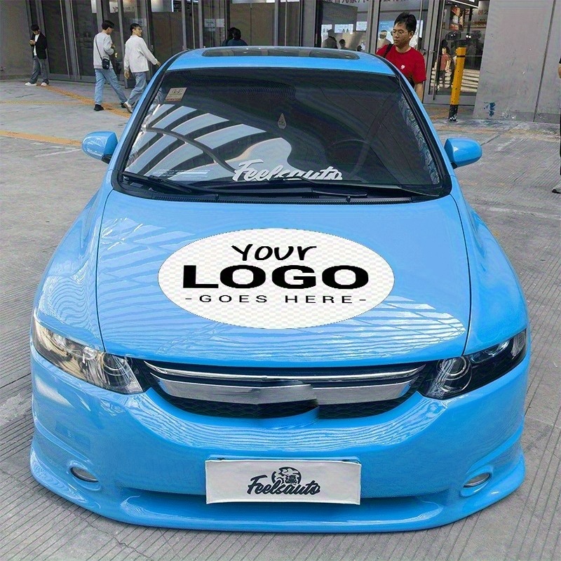 A Custom Personalized Vinyl Car Sticker - Personalizable Logo Sticker, Waterproof And Uv Resistant, Suitable For Vehicles, Very Suitable For Commercial Advertising, Brand , And Company Logos
