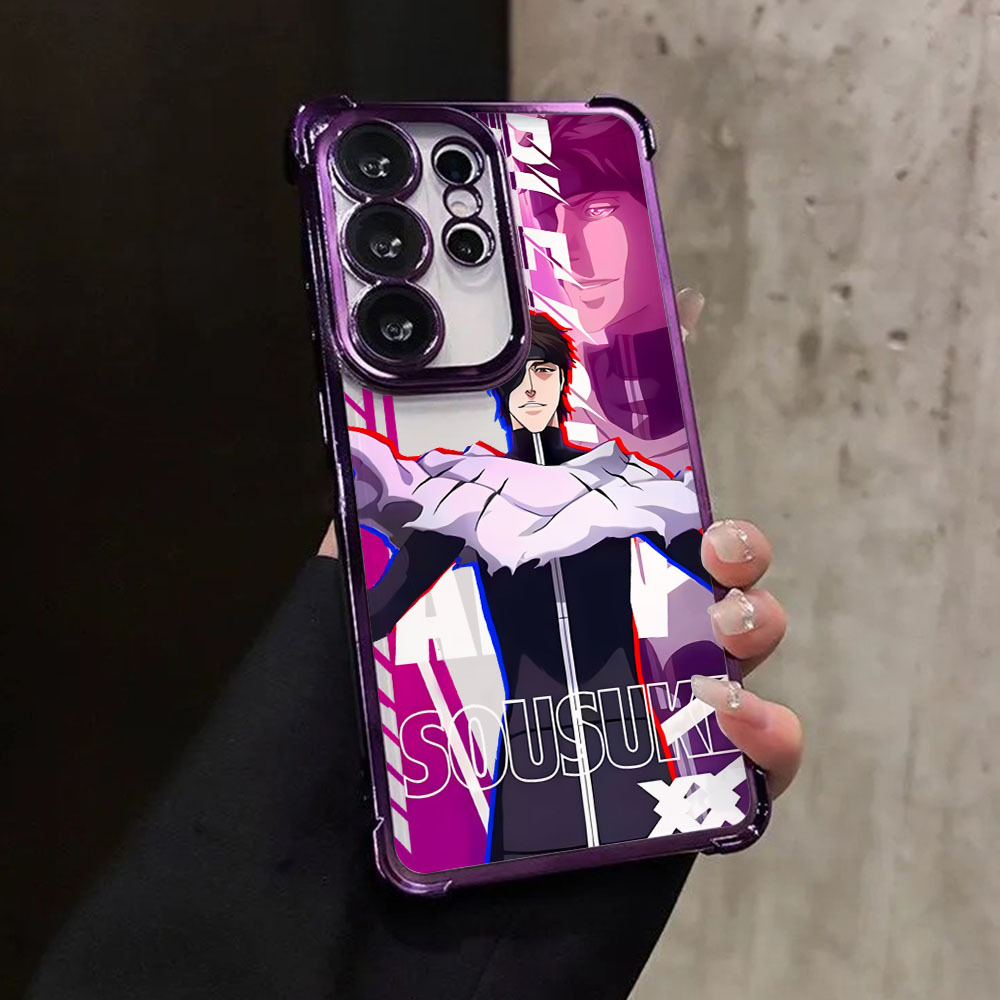 TEMU Phone Case - Japanese Hot-blooded Anime Classic Phone Case For For Galaxy S26 S25 Edge S24 S23 S22 S21 S20 Fe Note20 A73 A57 A56 A55 A54 A53 A52