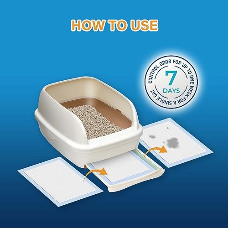 20 Count Cat Litter Pads 17.1 by 11.8-Inch
