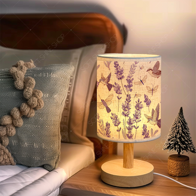 USB-Powered LED Fabric Desk Lamp, Cozy Accent Light