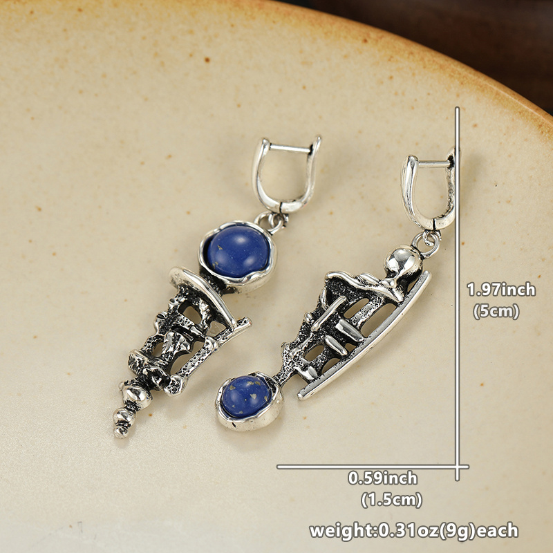 Women's Handcrafted Bohemian Style Earrings with Intricate Patterns