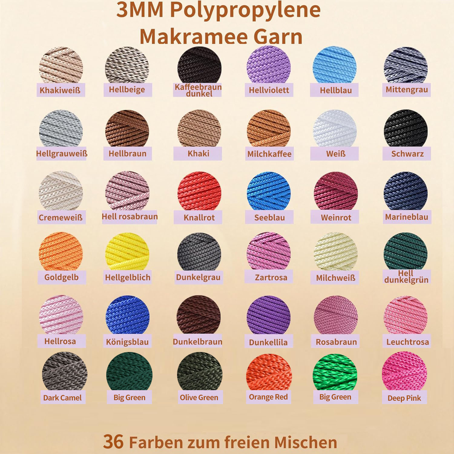 poliesterowa pleciona   3 mm x 229,51 metra, pleciona nić do szydełkowania, polipropylenowa   do torebek szydełkowych, piękny  , uniwersalna do gobelinów, toreb, wieszaków na rośliny,  , szkieł, rękodzieła, prezenty dla majsterkowiczów