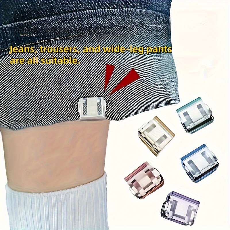 15 Random Color Invisible Hem Clips, Non-slip Leg Fixing Clips, Seamless Hem Buttons, Non-slip Shoe Shaping Tools For