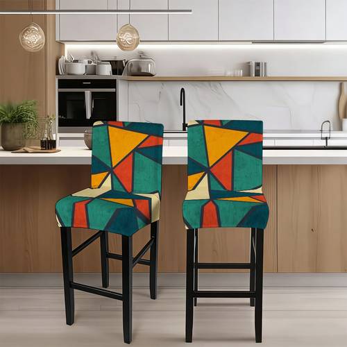 item picture bar stool cover fashion elastic bar chair protector seat slipcover removable and versatile for dining room living room hotel and office chair cover ideal for home bar decoration and indoor style upgrade