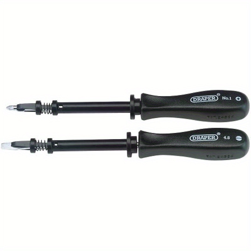     2 piece screw holding mechanics screwdriver set   resistant plastic grip hand tools set flathead and pz type screwdrivers svcm steel blades 27591 Product details 0