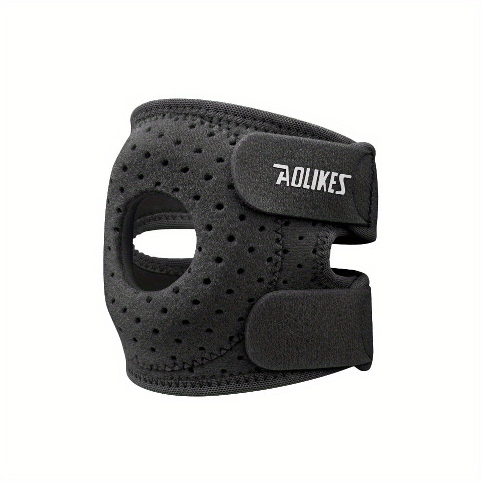 Image of 1-pack Adjustable Sports Compression Elbow Brace With Breathable Mesh - Straps, Elbow Support For Tennis, Basketball, Gym, Elbow Strap For Volleyball Badminton