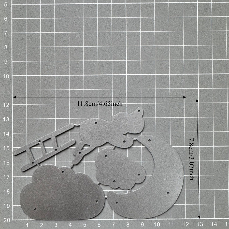 E-shop Neuheit Gute-Nacht-Ente Metall-Schneidematrizen Form für Scrapbooking, Papierbasteln, Messerform, Schablonen, Fotoalben