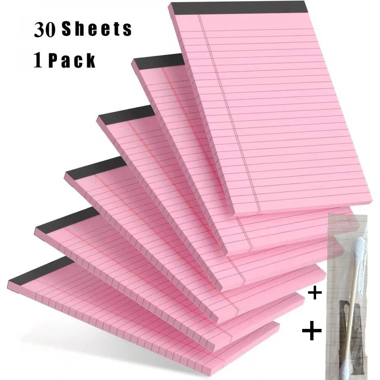 TEMU 30-sheet/ 1 Notebook +1pc Cleaning Rod, Multiple Colors , 5x8 Inch Sketchbook, Colored Legal Paper, A5 Grid Desktop Memo Stationery, Supplies,