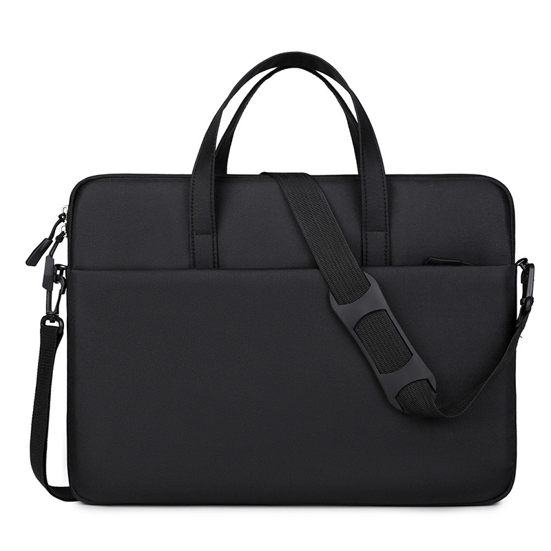 TEMU 1pc Bolso para Laptop Elegante y Fácil de Usar - Poliéster Duradero, Bolso para Laptop de Negocios Ultra Delgado con Cierre de Cremallera,