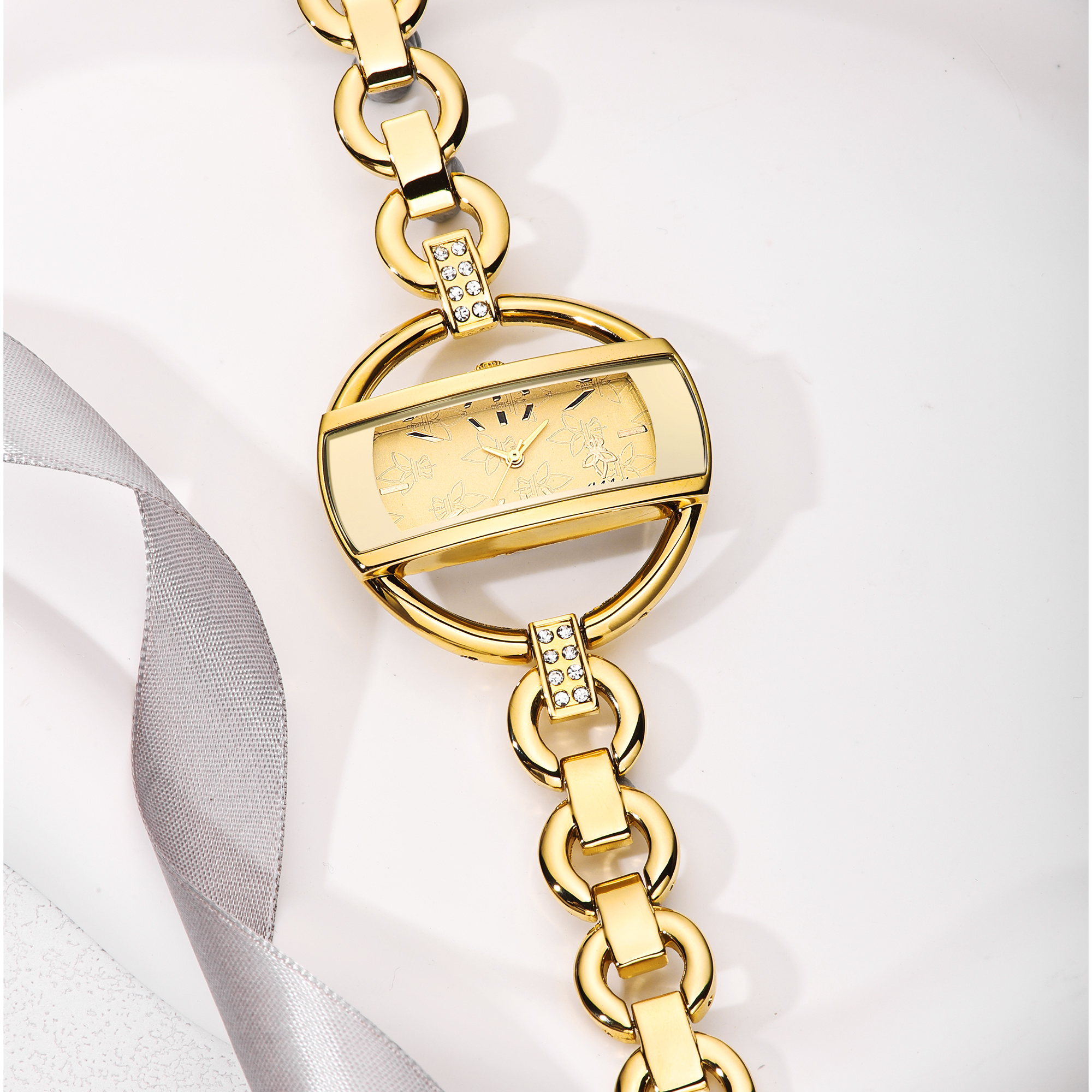 YaLaLuSi Brand 1 Vintage Art New-Style Women' S Quartz Watch Skeletonized Circular Strap 2-Year Color Retention Guarantee Clear and Intuitive Readability Perfect for Daily Commutes, Dates, Casual Outings, and Social Events Original Women' S Gift