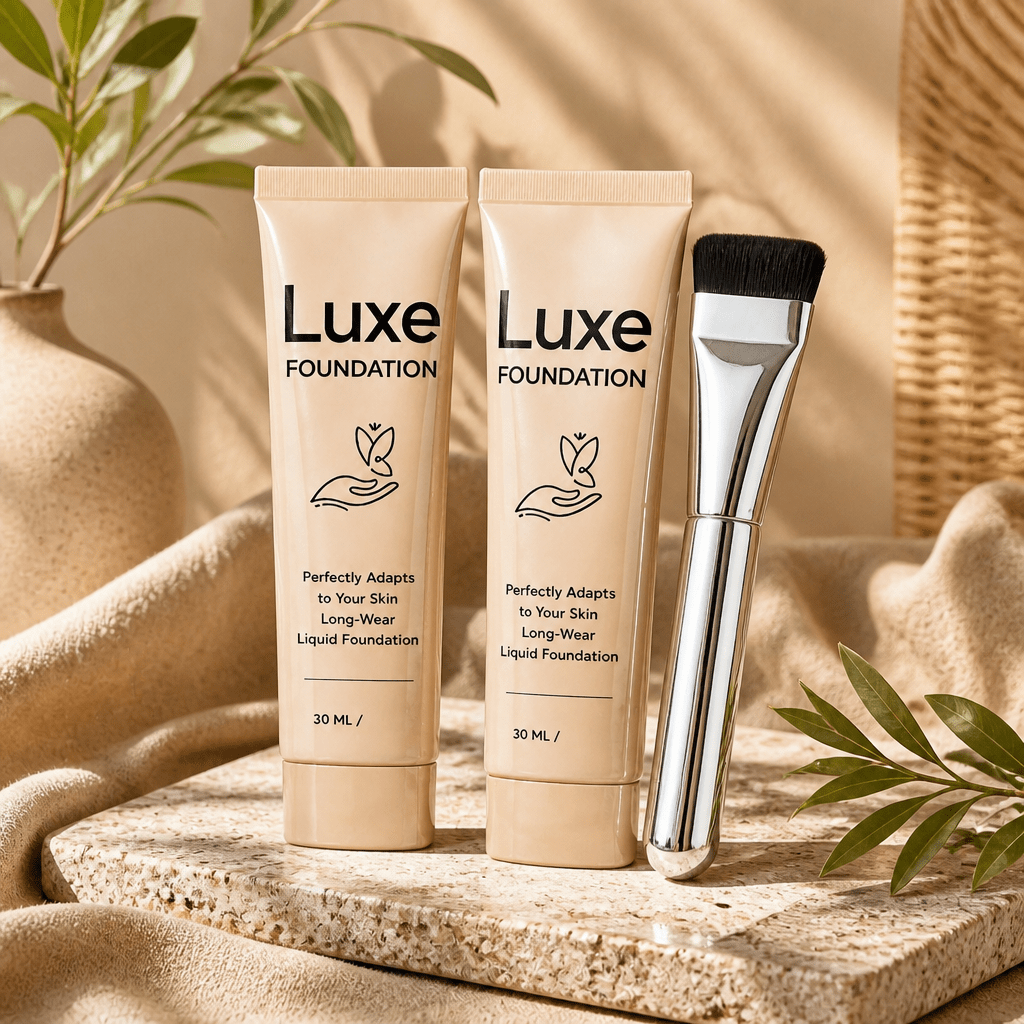 3pcs luxe temperature controlled color changing foundation clear and makeup holding   and not greasy suitable for   tones