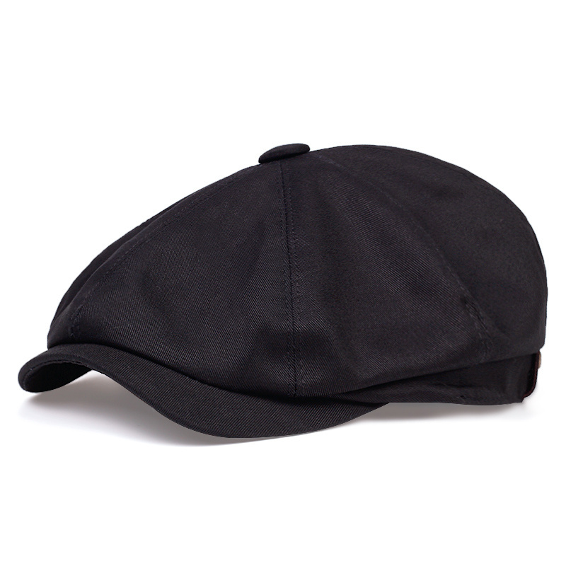 E-shop 1 Outdoor Herren-Beret in Unifarben, Modische Baskenmütze für Frühling und Herbst, Strandparty