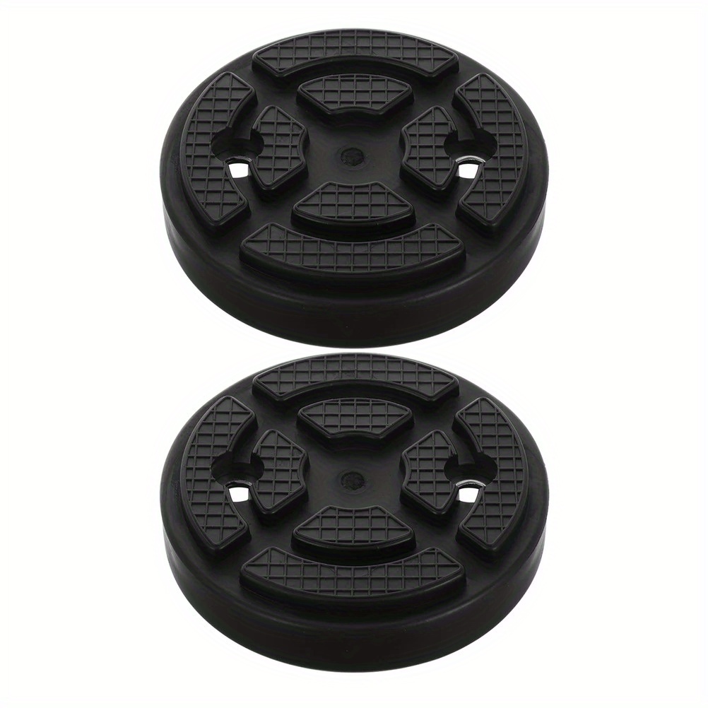 TEMU 1/2 piezas de goma para gato de camión, adaptador universal resistente para de vehículos, soporte seguro, accesorios y repuestos para elevadores