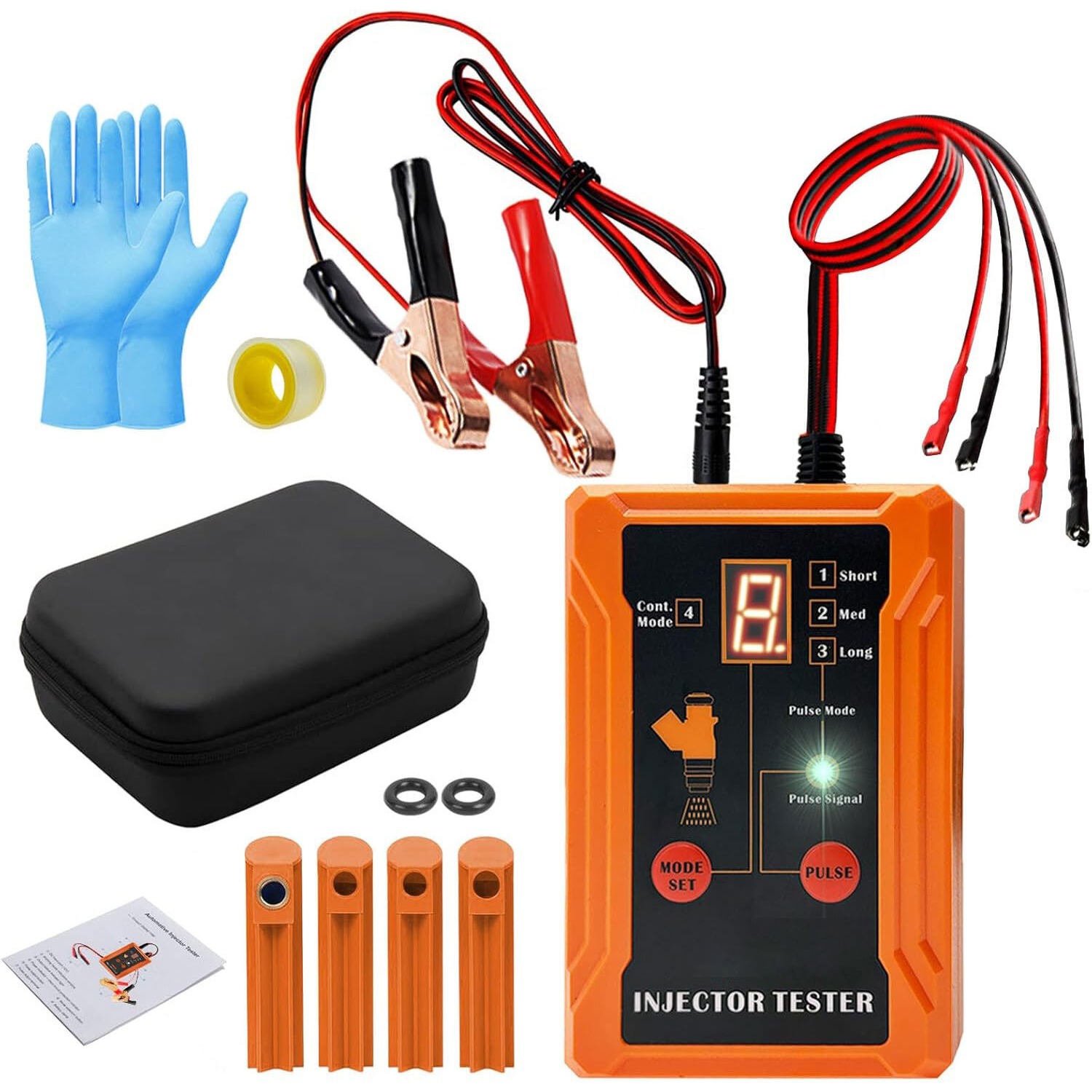 Injector Testing Kit And Cleaning Tools, Featuring 8 And A 4-wire Dual Channel, Suitable For Testing…: retailer-supplied image