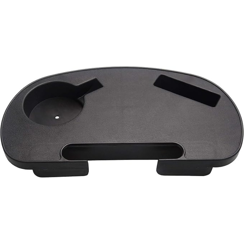 TEMU Coaster 1pc Heavy-duty 0 Gravity Chair Cup Holder - Plastic Clip-on Tray With Phone Slot, 12 Inches Wide, Suitable For Beach And , No Power