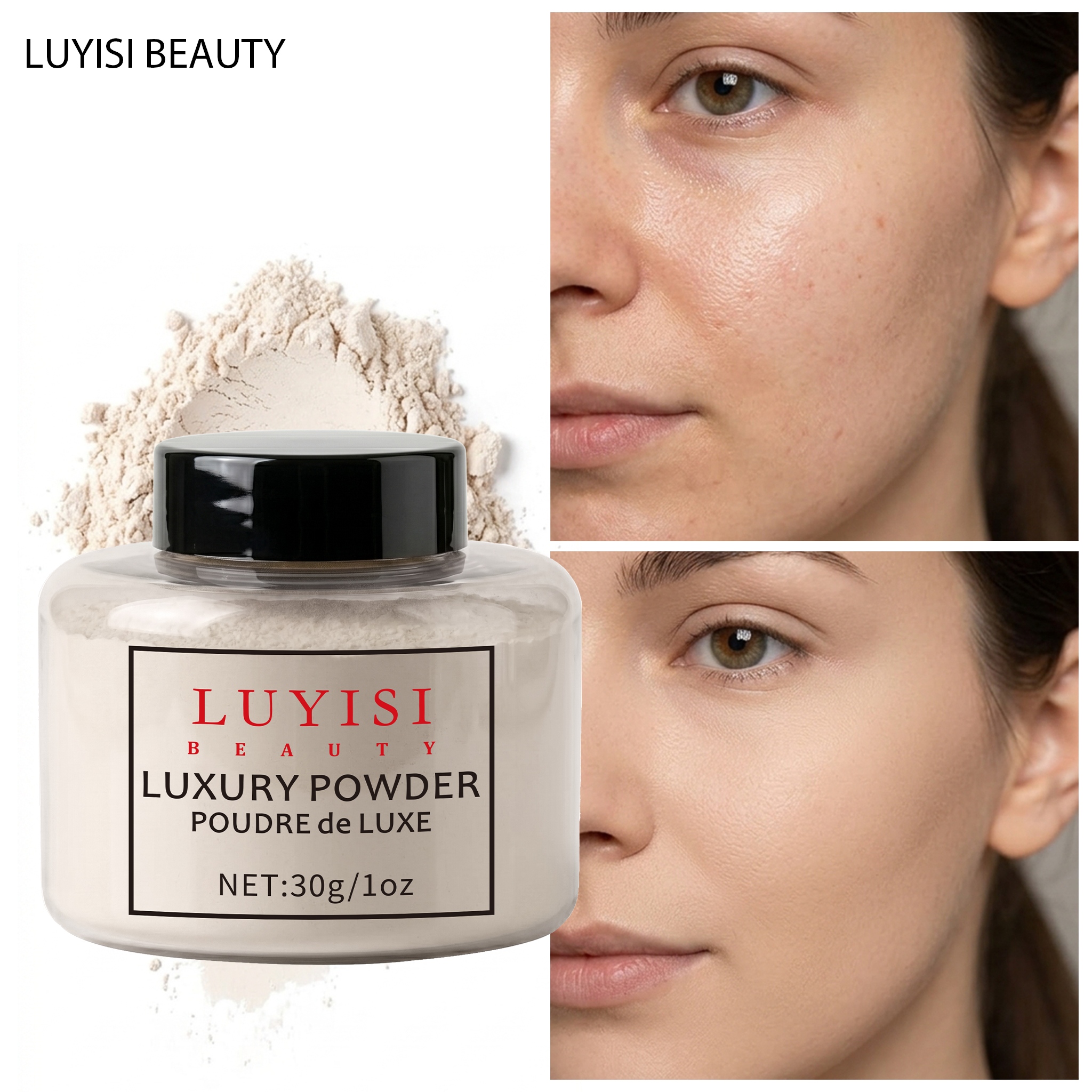 translucent loose setting powder face makeup baking powder matte end oil control long lasting lightweight   free blurring pores smooth flawless waterproof sweatproof creaseless no   professional cosmetics beauty gifts for women Product details 0