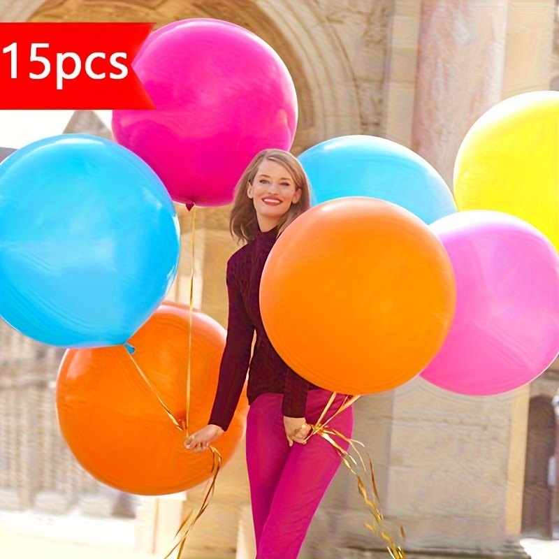 JZK 6pcs 90 Cm Ballons En Jumbo Géants En Latex Colorés | FindTheDeal