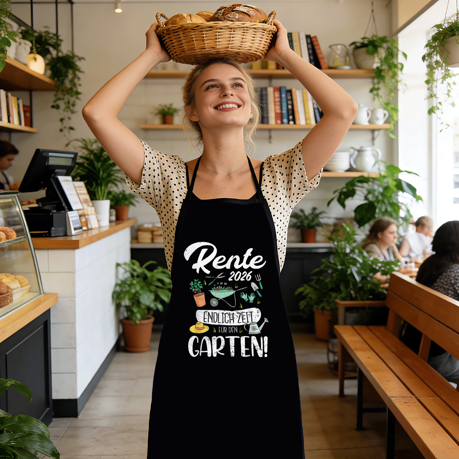 E-shop Lustige 2026 Rentner-Schürze – „ Zeit für den Garten“ mit 2026 – Langlebige, bequeme Unisex-Schürze für Grillen, Kochen – Geschenk für – Ideal