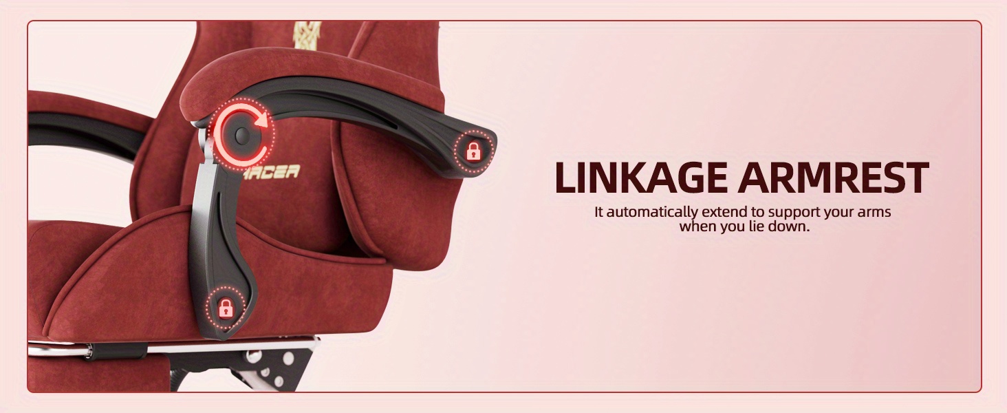 STRACER Velvet Upholstered Gaming Chair Featuring a Footrest, High Back Design, Ergonomic Support for Gamers, Includes Headrest And Massage Lumbar Pillow, Racing Style Reclining Video Game Chair