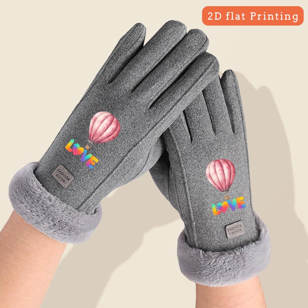 Wedding Thickened Warm Winter Gloves for Women