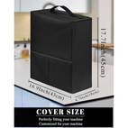 slushie machine cover dustproof waterproof moisture proof nylon fabric dustproof cover with transparent window for fs301c fs301 drink makers black kitchen appliance protection modern kitchen accessory sturdy construction small kitchen owners material party hosts