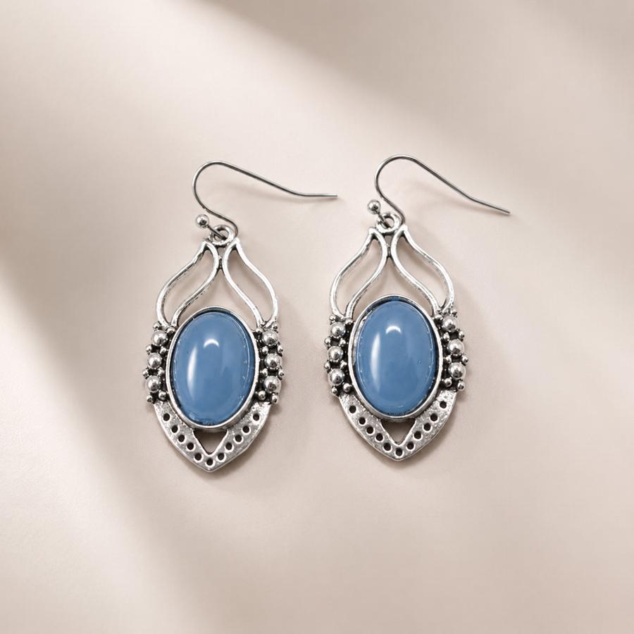 TEMU 1 Pair Chic Vintage Hollow-out Drop Earrings, Elegant & Stylish Design, Ideal For Christmas, Halloween, Valentine's Day, Anniversary, Wedding,