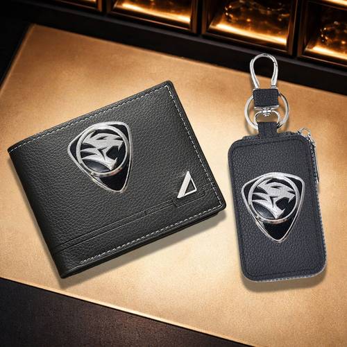 imagen del artículo juego de 2 piezas de y neceser para llaves para hombre de negocios: para hombre de negocios y neceser exquisito para llaves, que comodidad y estilo para las y actividades de negocios de los hombres. un regalo ideal para familiares y
