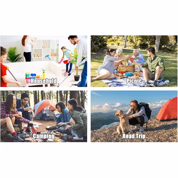 collapsible bucket bucket for cleaning mop 10l 2 6gallon foldable water pail portable handy basket for cleaning mop camping tailgating and more camping essentials outdoor utility compact storage spacesaving pail leakproof design Product details 7