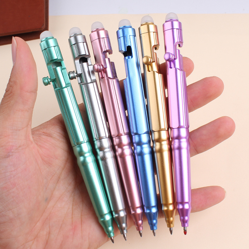 6pcs Gel Pen Creative Erasable S With Erasable Tip, Neutral Pen, Mo Yi 0.5mm , School Stationery