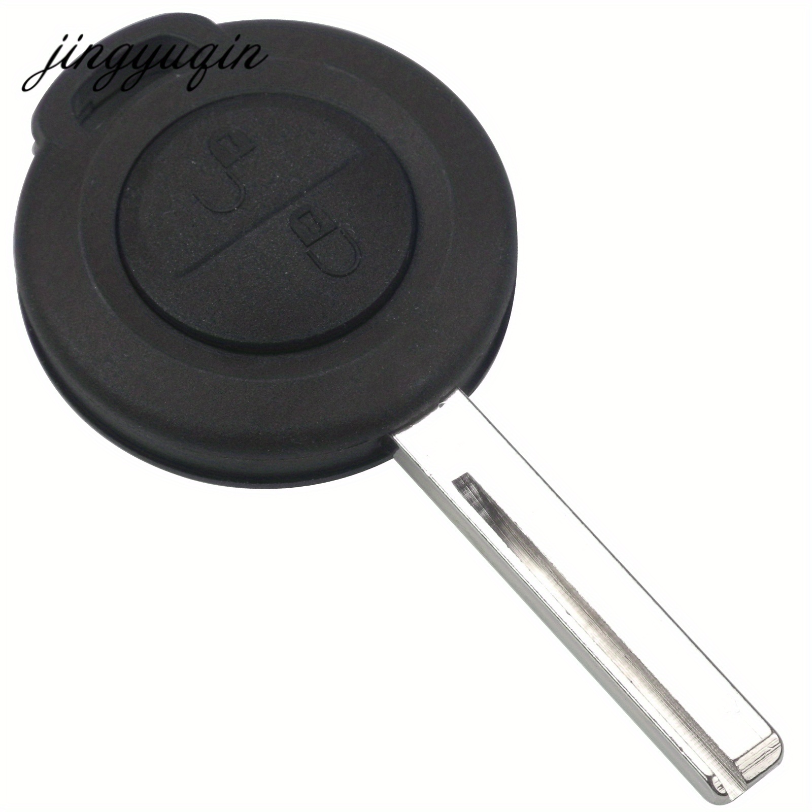 Jingyuqin Button Key Fob Shell For Colt 2 Btn Remote Key Case Uncut Blade