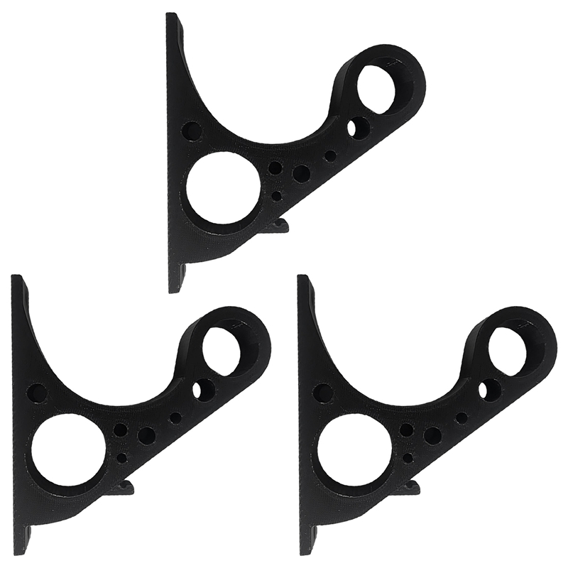 TEMU 3pcs Wall Mount Brackets With Durable Plastic Construction, Providing Stable Support For Full Face Helmets Without Damaging . Rust And Corrosion