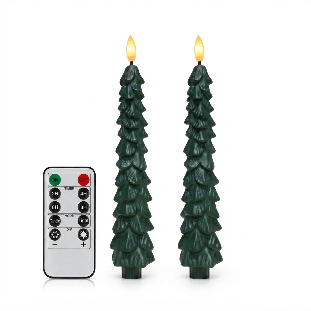 TEMU 2/3pcs Guirlandes Lumineuses Coniques d'Arbre de Noël, avec Télécommande, Ornements Festifs de Noël pour Créer une Ambiance de Fête, Décorations