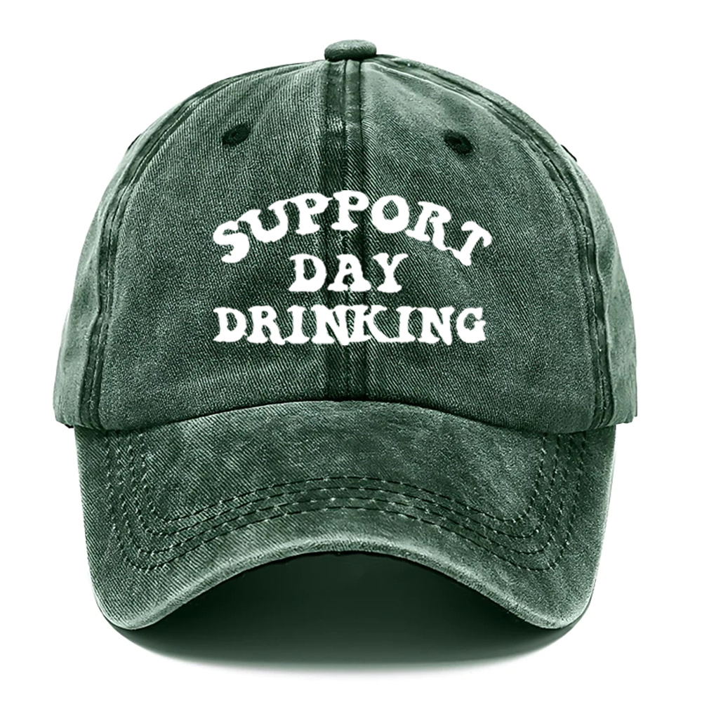 TEMU 1pc Support Hat, Hats For Men, Hat For Women, Outdoor Casual Washed Caps, Breathable Caps, Adjustable Dad Hats, Suitable For Outdoor Activities
