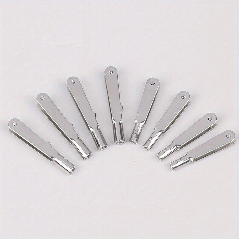 

10pcs Metal Clevis Set For Rc & Models - M2/m3 , Iron Alloy Rod Clamps