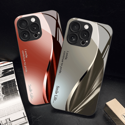 item picture phone case metal brushed pattern texture design tempered glass phone case for iphone 17air 17 pro 16 16 15 14 13 12 11 pro max 16e 16 15 14 plus 13 12 high end business trend men and women protective case