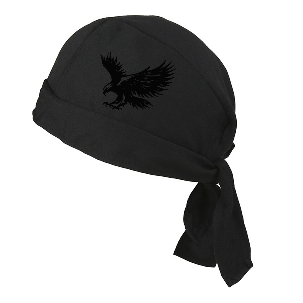 1pc Eagle Symbolism Pirate Bandana, Breathable Quick Drying Running And Cycling Pirate Wrap