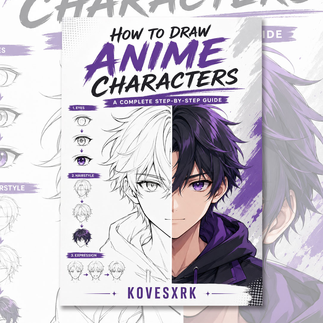 TEMU 1pc Manuel d'entraînement à l' d'anime pour adultes | Format B5 | Livre de dessin d'enseignement par | Améliorez vos compétences de dessin |