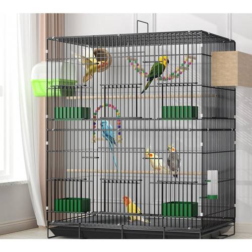 luxury bird cage compatible with parrot peony and bird double wall design interior habitat and flight area elegant villa style pet fence for bird housing and decoration