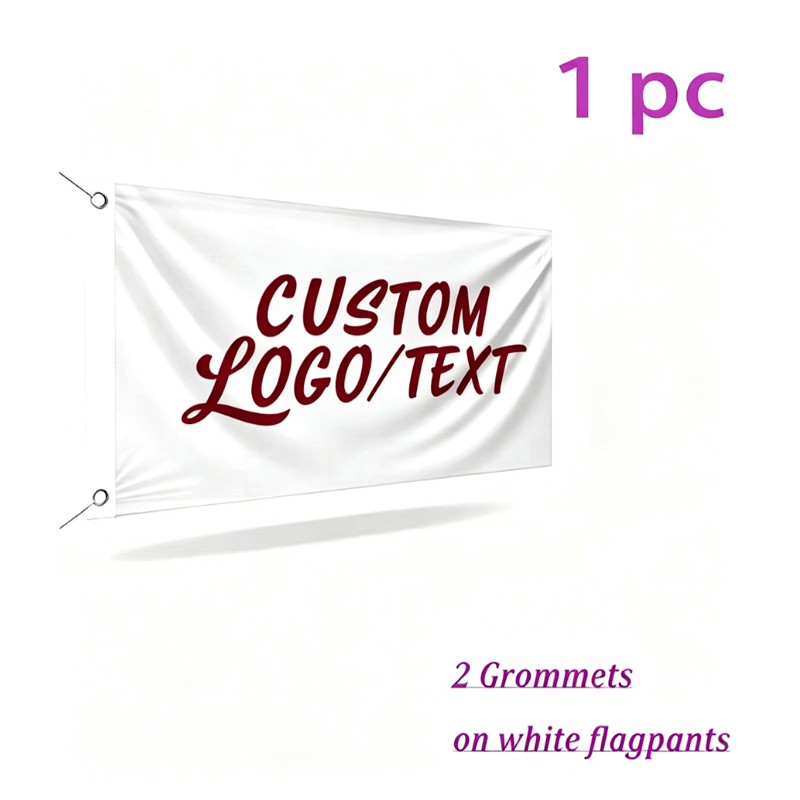 Customizable Single-Sided Banner for Text and Logos