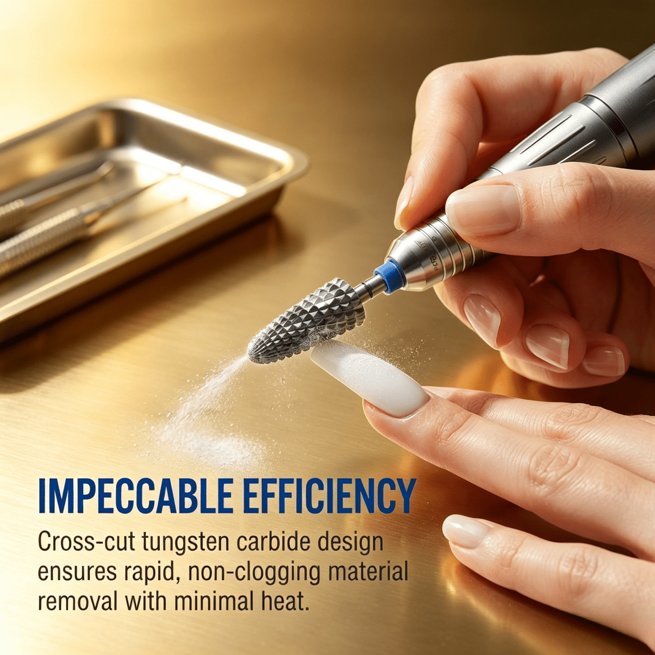 10pcs Multi-Shape Tungsten Carbide Nail Drill Bit Set