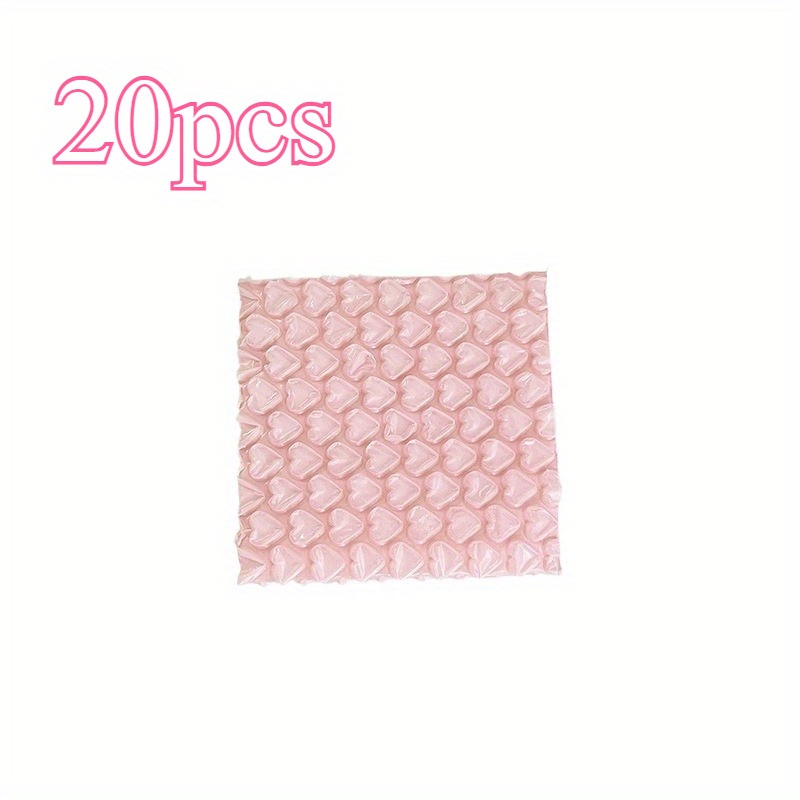 Image of 20pcs Heart-shaped , Protective Cushioning Bags Suitable For Transportation, Moving And Storage, Packing Materials, Thickened Gift Packing Anti-collision , Mail Bags, Mail Protection Bags