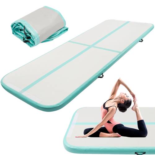 Colchoneta Inflable de Aire de PP de 10FT ( X 1M X 10Cm) para Gimnasia, Tumbling y Entrenamiento de Yoga