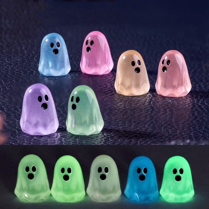 30 Mini Statuette Aliene Fosforescenti In Resina – Perfette Per Feste, Cacce Al Tesoro E Decorazioni Luminose