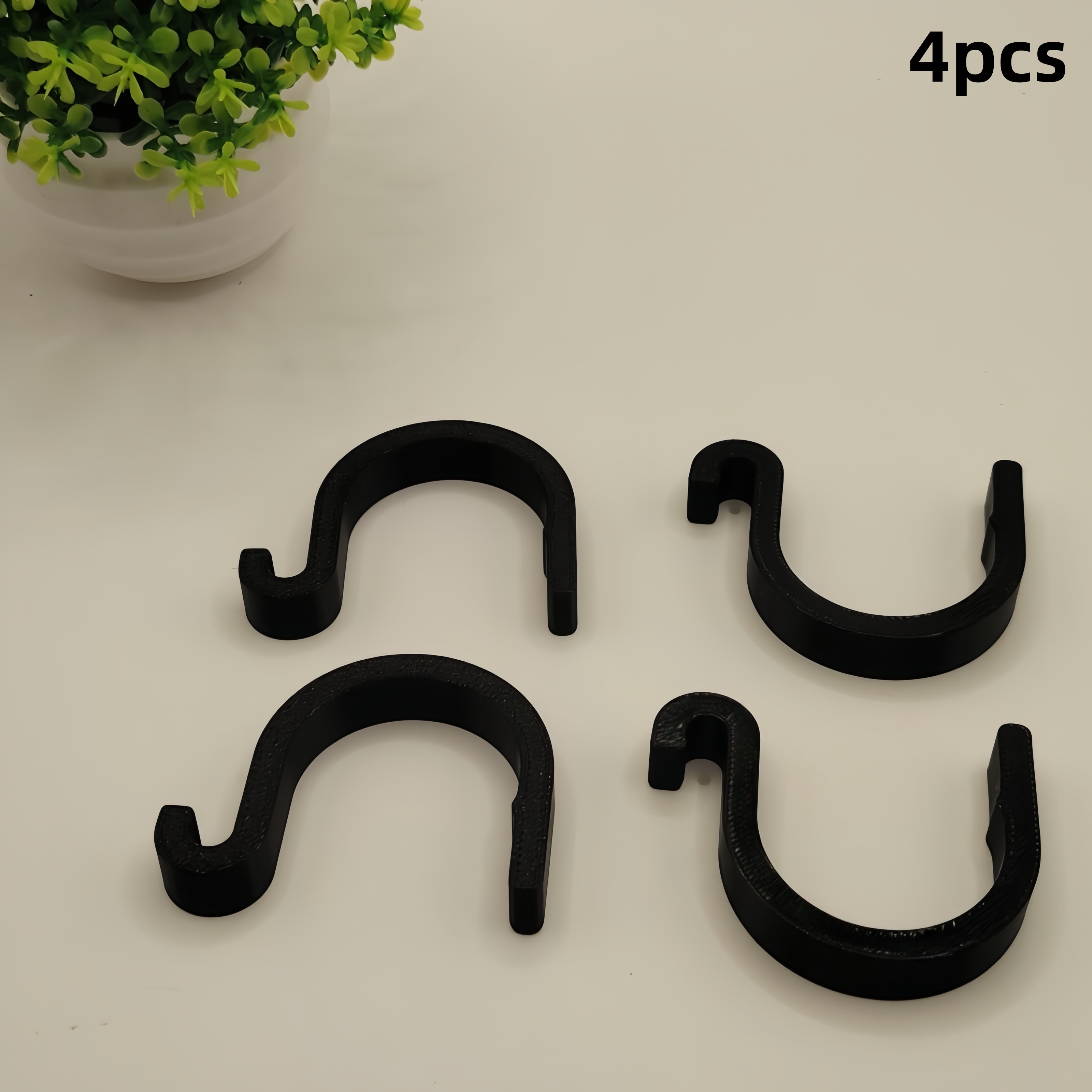 4 Pack Car Trunk Umbrella Hanger& Seat Back Hook, Universal Anti-slip Organizer Clip For Umbrella, Purse, Coats, Shopping Bags, Auto Accessories