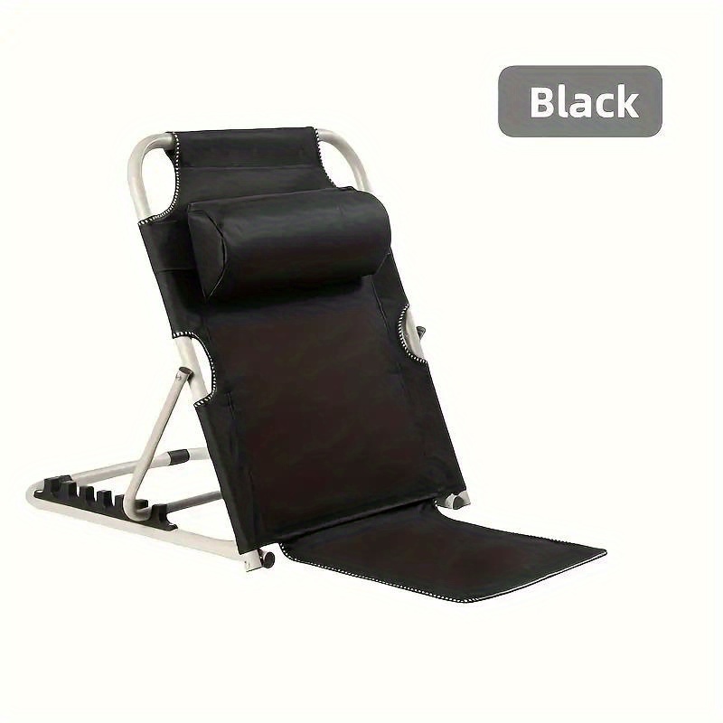 Versatile, Adjustable Folding Bed Backrest - Portable & Multifunctional Support for Neck, Head, and Lumbar - Ideal for Disabled & Elderly