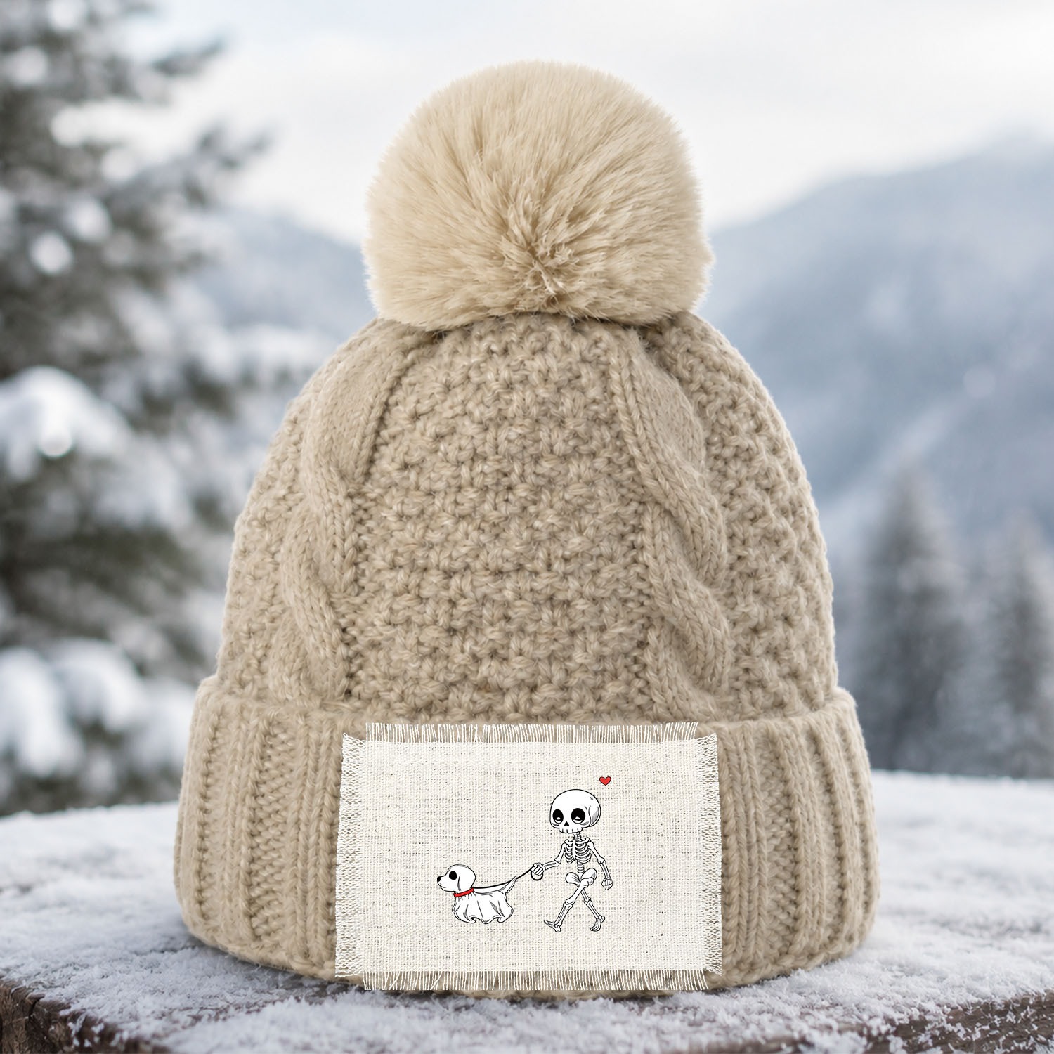 men women skull print knit beanie hat thickened loose fit   winter suitable for autumn outdoor commuting for homecoming christmas lightweight warm pullover for daily use hand washable no neck coverage