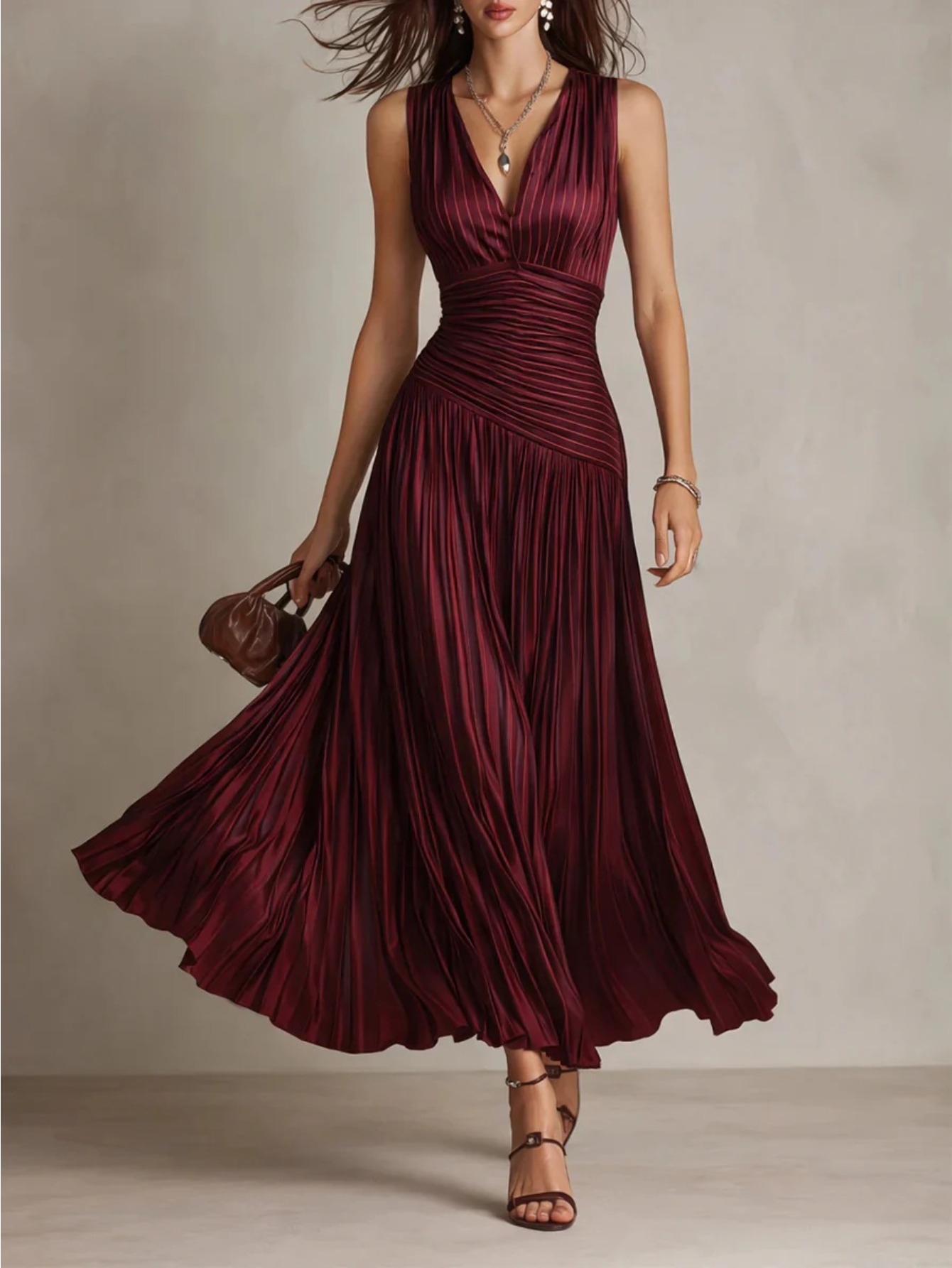 v neck cocktail dresses Vix Paula Hermanny Grace Short Dress Swim Cover-Up