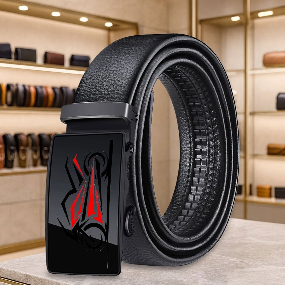 TEMU 1pc Motorcycle-themed Vintage Belt For - Cool Motorcycle Print , Standard Size Belt (no Wide/ Fit) - Unisex For Casual Wear, Motorcycle Riding,