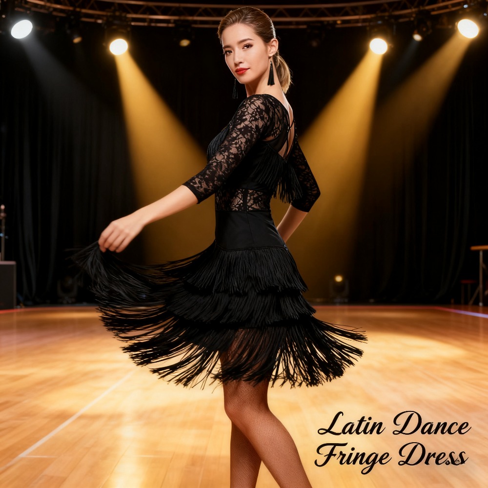 latin dance dress sold on Temu United States