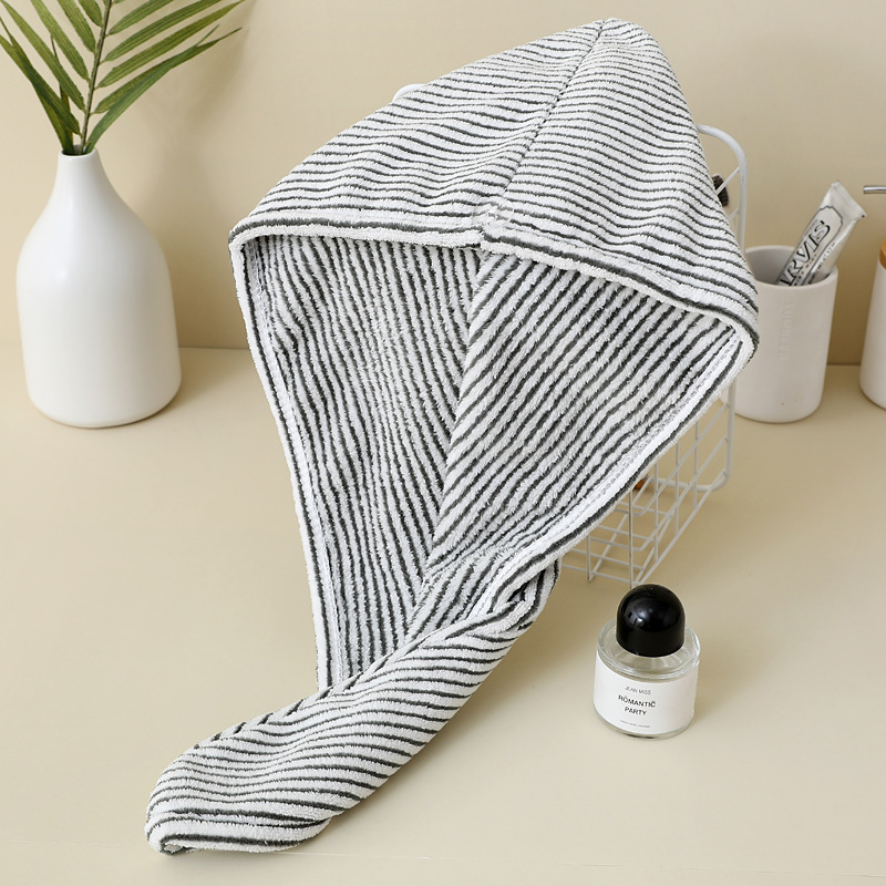 TEMU 1pc Absorbent Quick-dry Hair Drying Towel, Fast-absorbing Head Wrap Towel, Shower Towel, Hair Drying , Shower , Bathroom Supplies, Bath